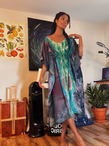 Psychedelic Silk Kaftan